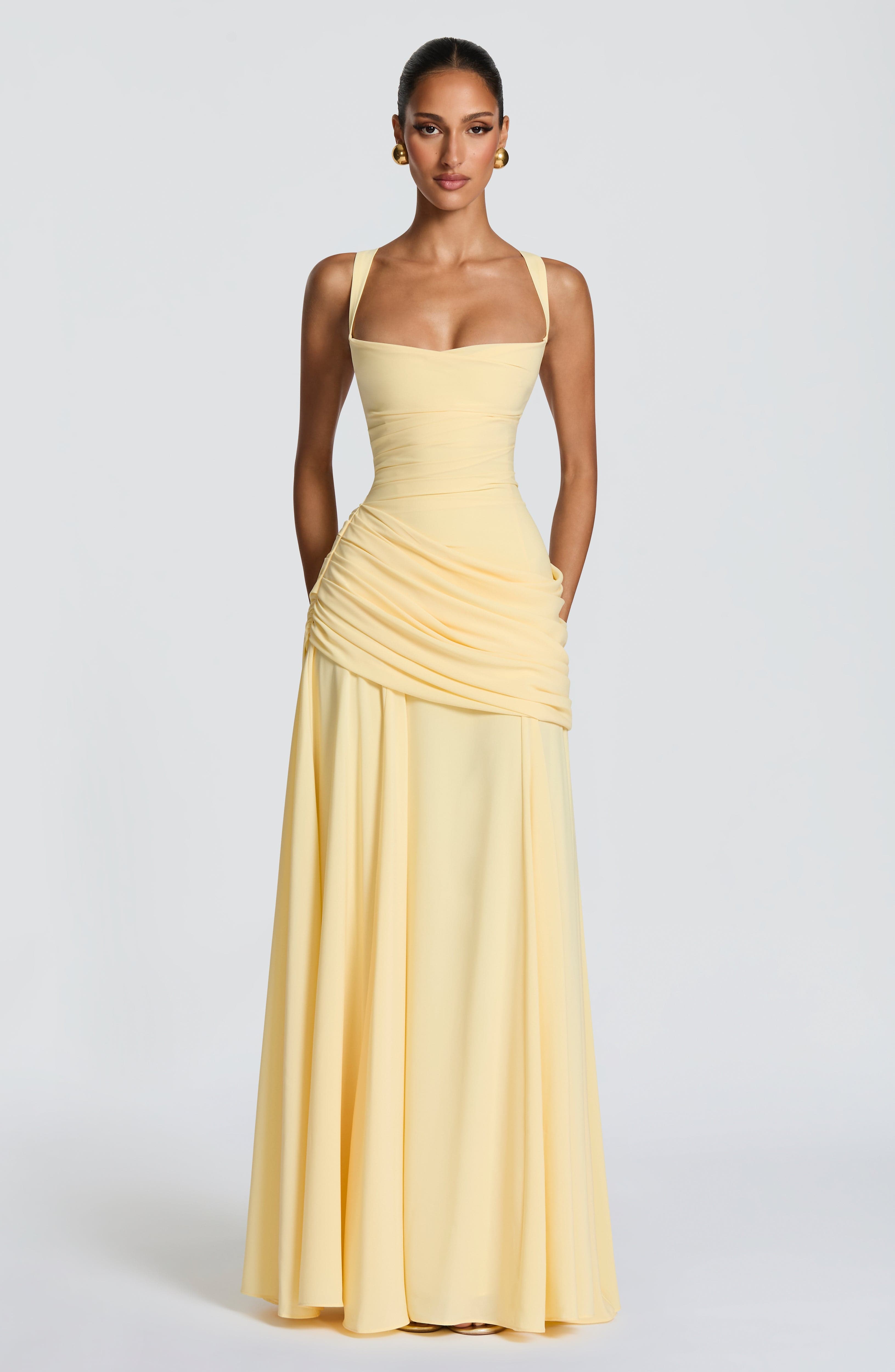 Sura Maxi Dress - Lemon