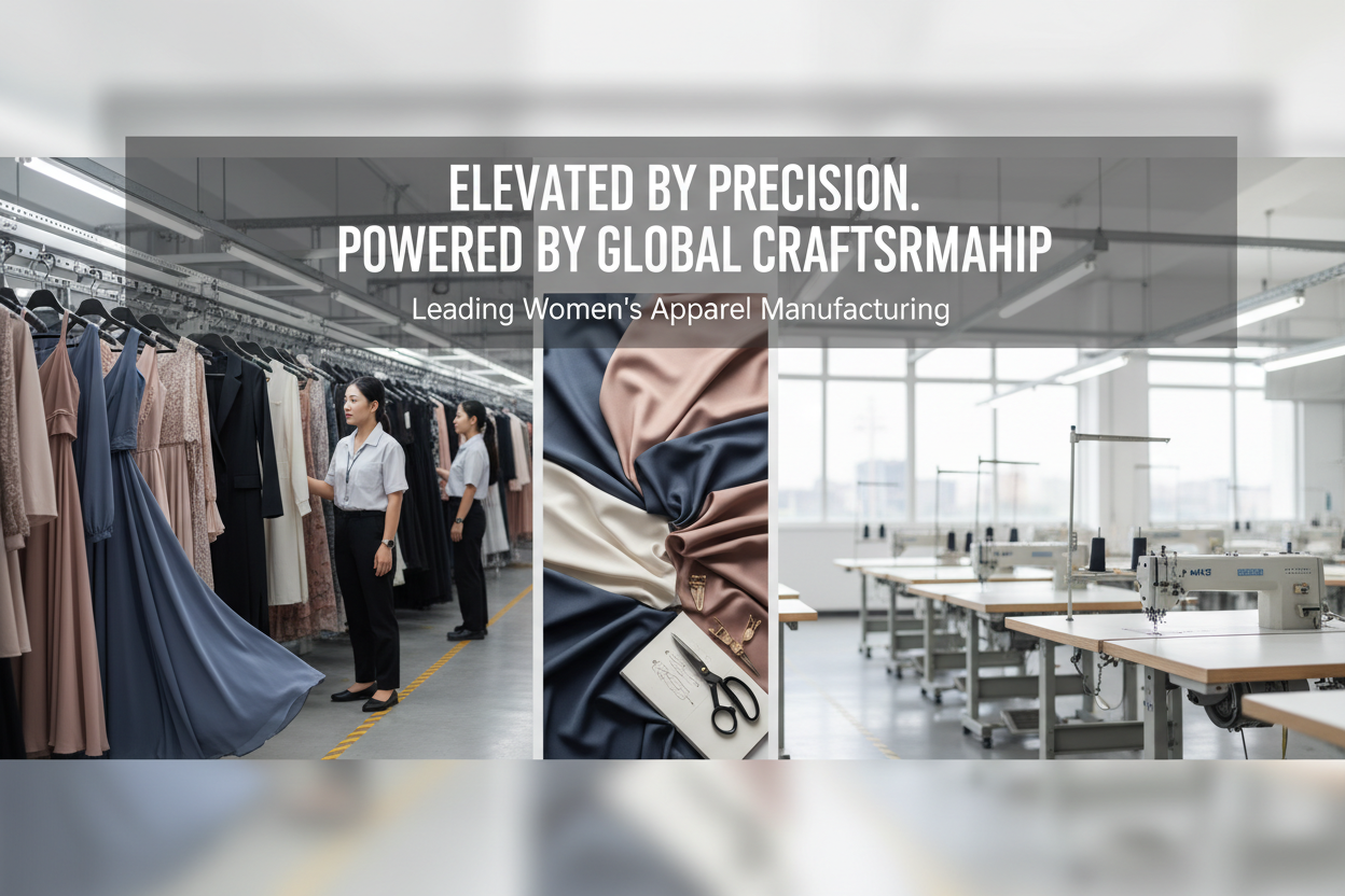 H1: Women’s Apparel Manufacturer for Global Brands

Sub: OEM/ODM • Low MOQ • Fast Sampling • Reliable Delivery

Buttons: View Products / Get Quote